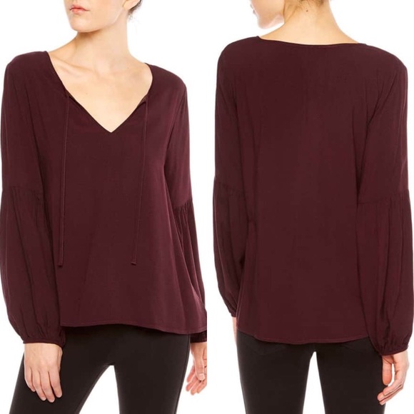 Anthropologie Tops - Sanctuary - Scarlett Poet Sleeve Blouse EUC